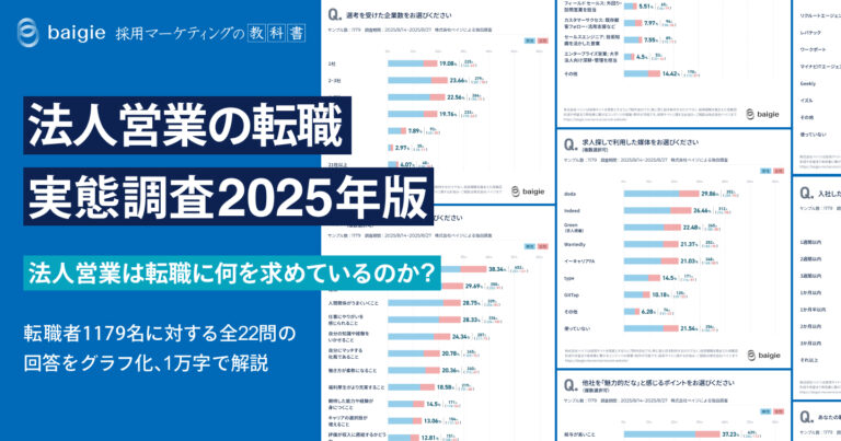 法人営業の転職実態調査2025年度版のOGP